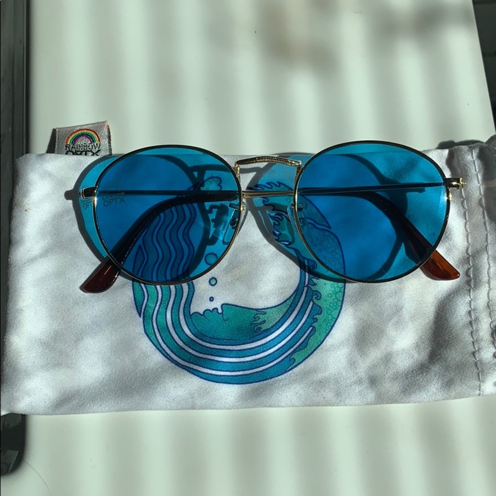 Aqua sunglasses